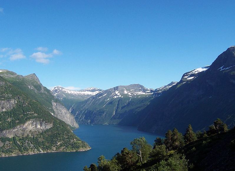 Fjord in Sunnmøre, Norway