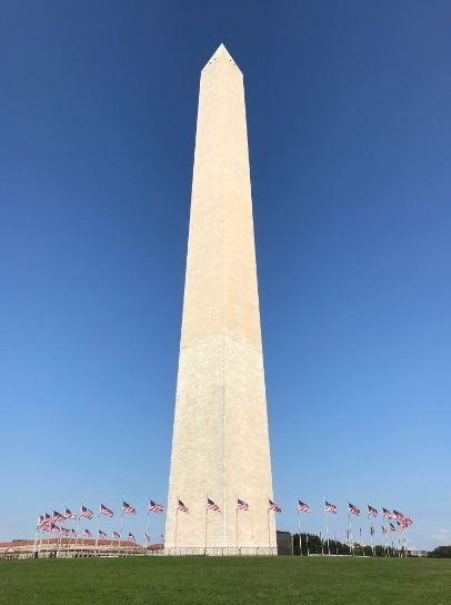 Portrait of George Washington Monument