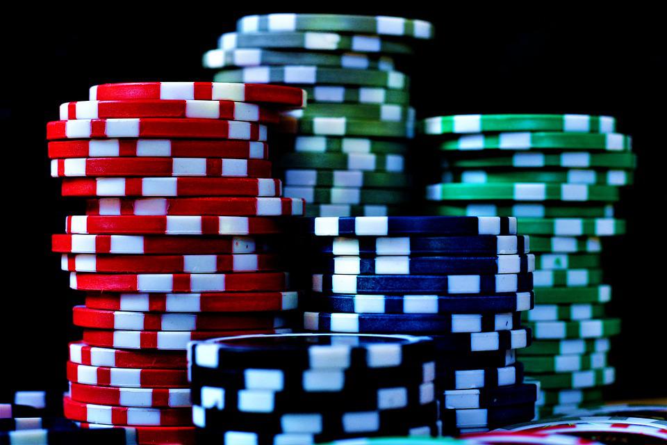 stacks of poker chips
