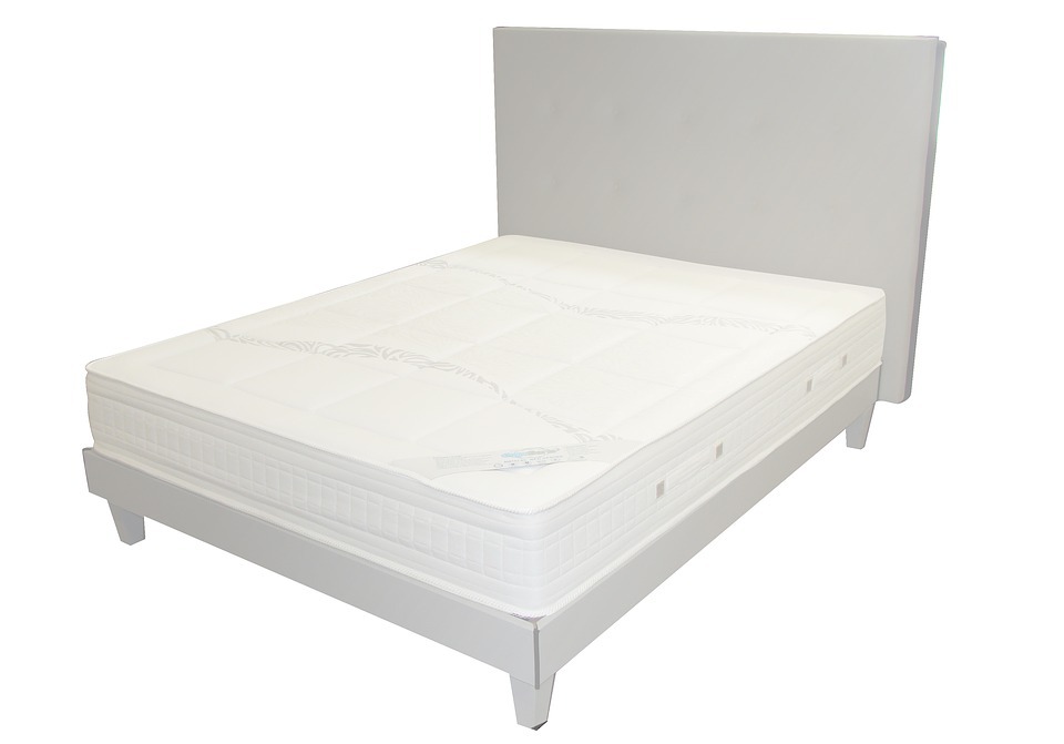 mattress on a bed frame