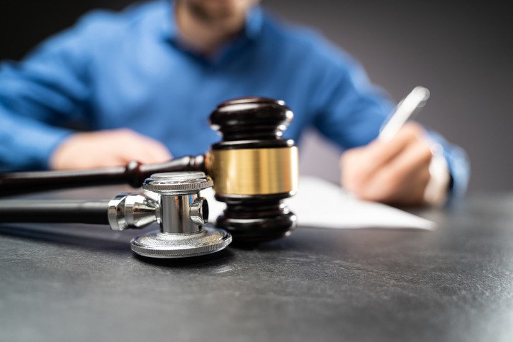 Medical Malpractice Litigation Law. Lawyer Or Judge