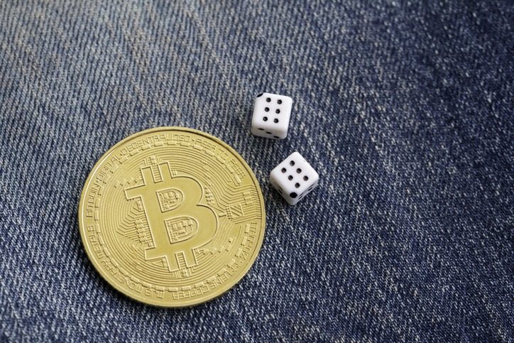 crypto currencies and dices. luck factor, risk factor