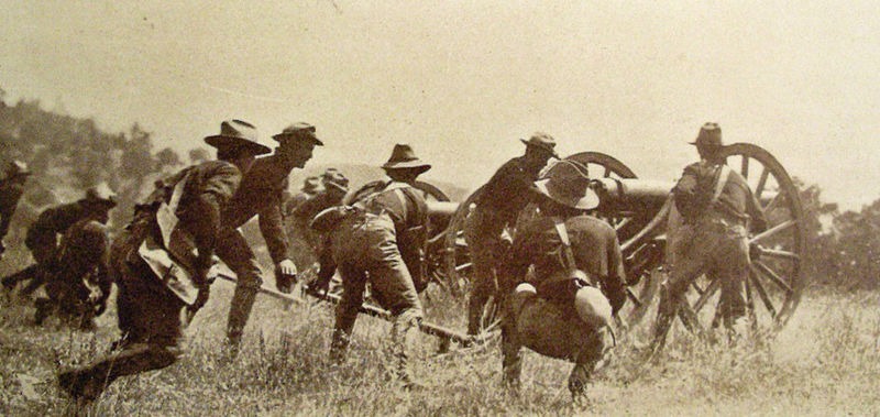 American soldiers during the Moro campaigns