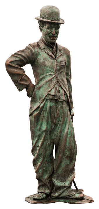 a-bronze-statue-of-Charlie-Chaplin