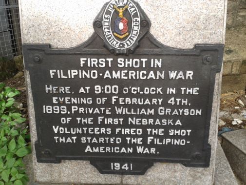 First-Shot-in-Filipino-American-War-Marker