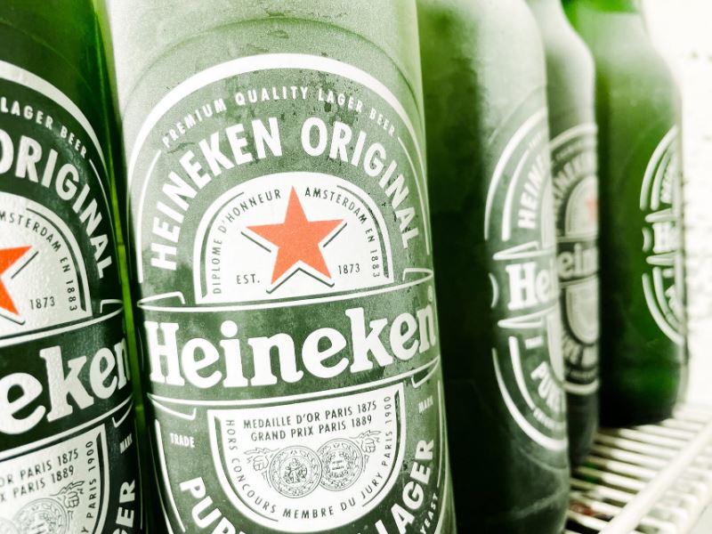 Heineken-beer-bottles