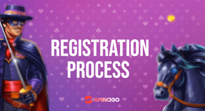 Registration process Spinago Casino