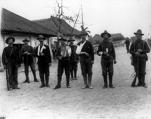 Wounded-American-soldiers-at-Santa-Mesa-Manila-in-1899