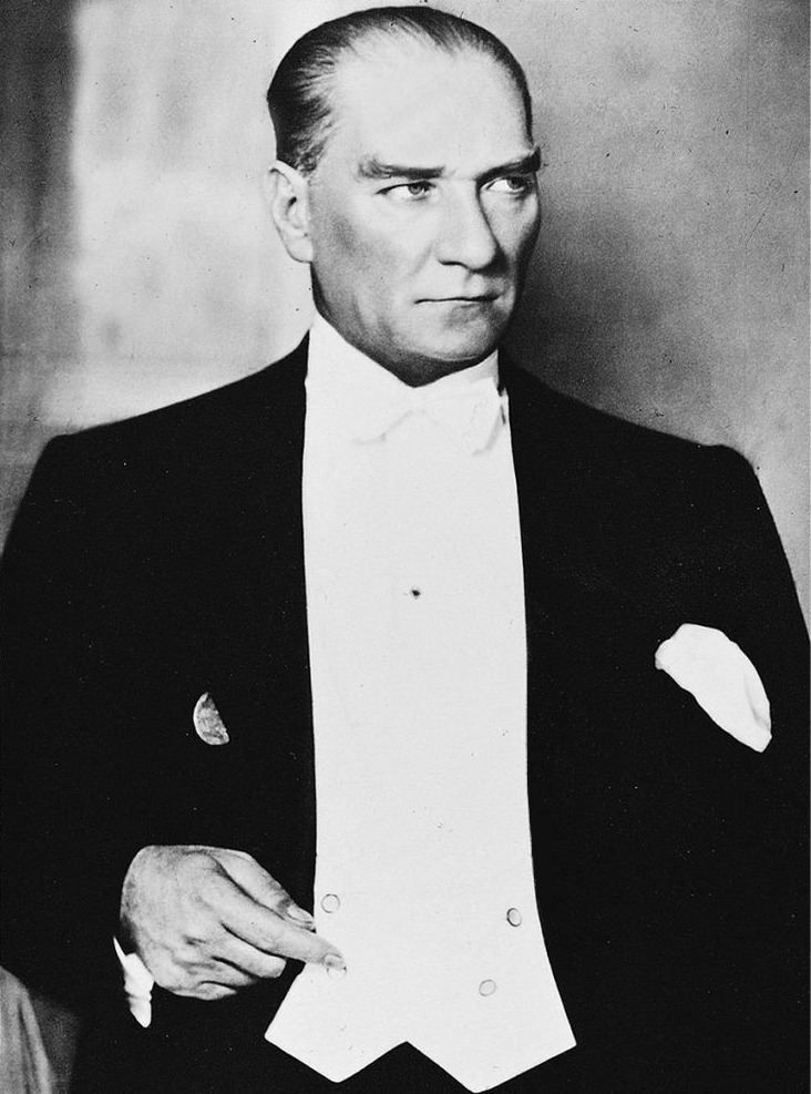 a portrait of Mustafa Kemal Atatürk from the 1930s