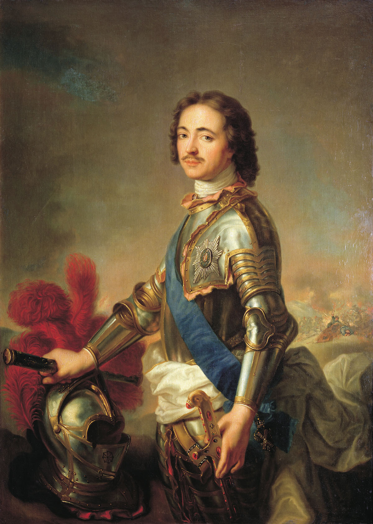 a portrait of Peter the Great