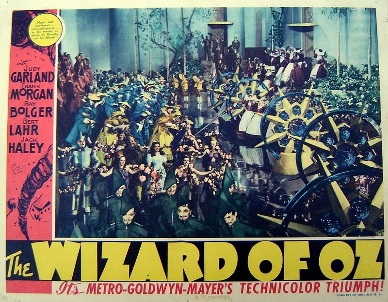 lobby card of the Wizard of Oz