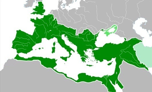 size of the Roman Empire in 117 AD
