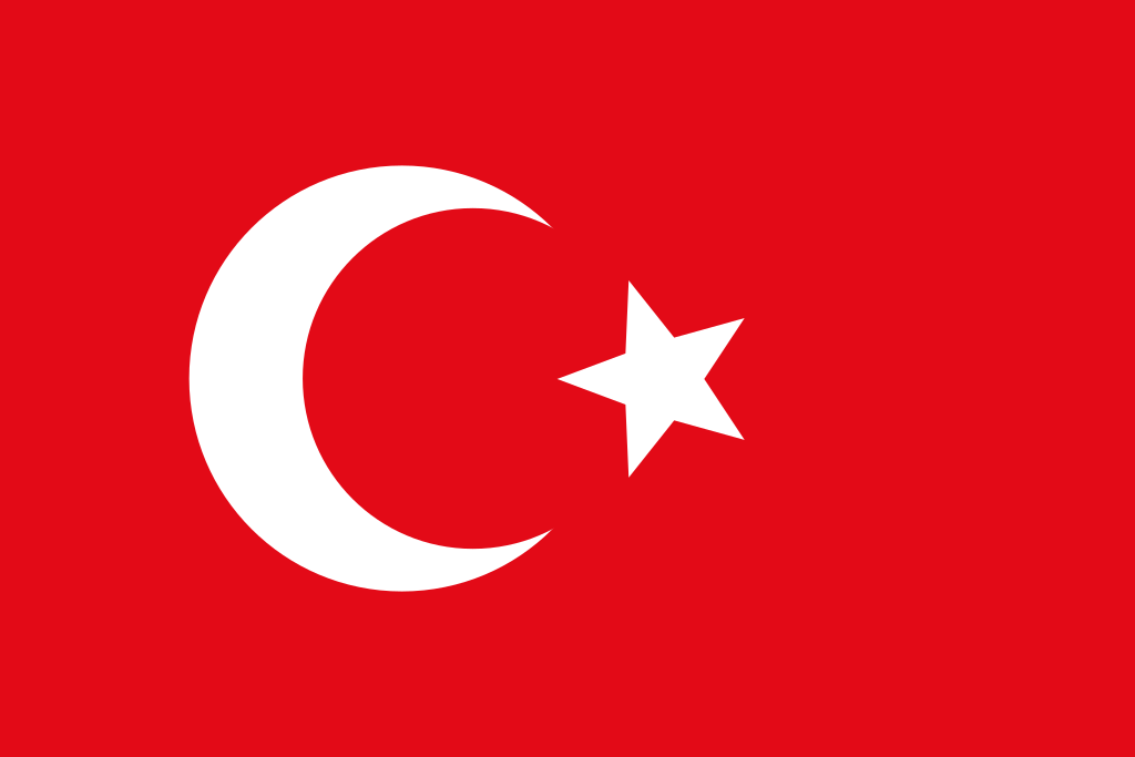 the flag of the Ottoman Empire