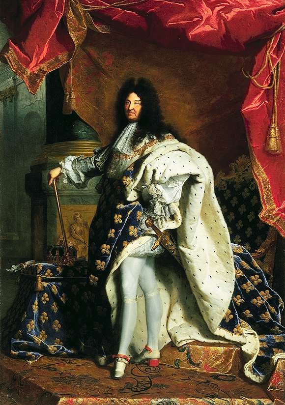 Portrait of Louis XIV in Coronation Robes with Joyeuse