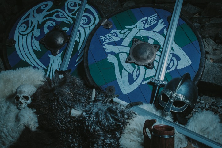 Viking swords and shields