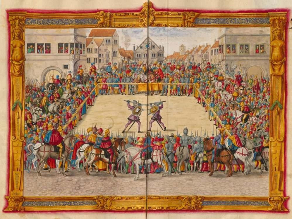 Judicial duel in Augsburg, Germany