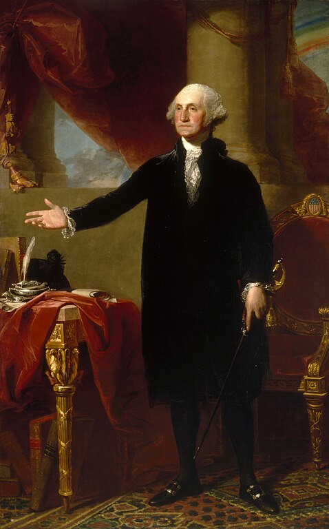 George Washington’s portrait, painted by Gilbert Stuart
