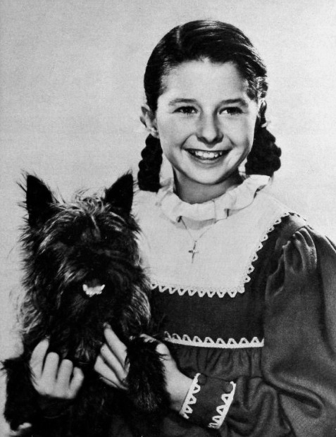American actress Virginia Weidler with Terry