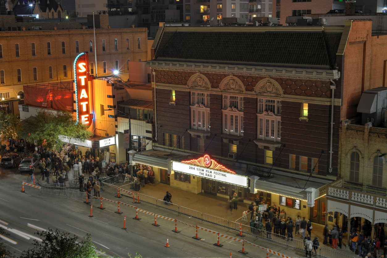 Paramount Theatre holding an SXSW film festival