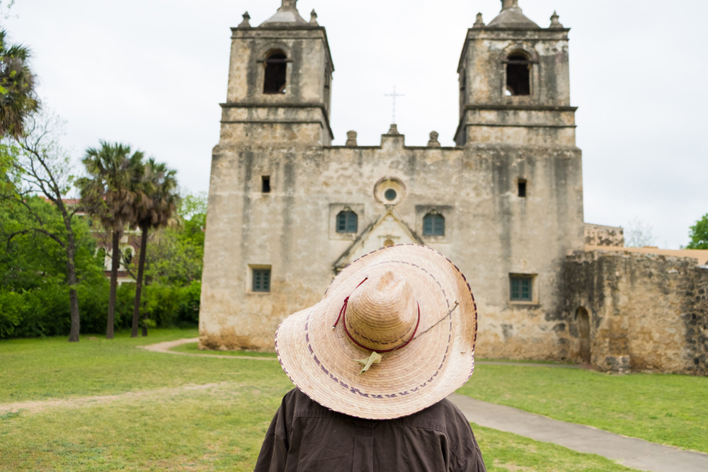 Mission Concepcion in San Antonio, Texas